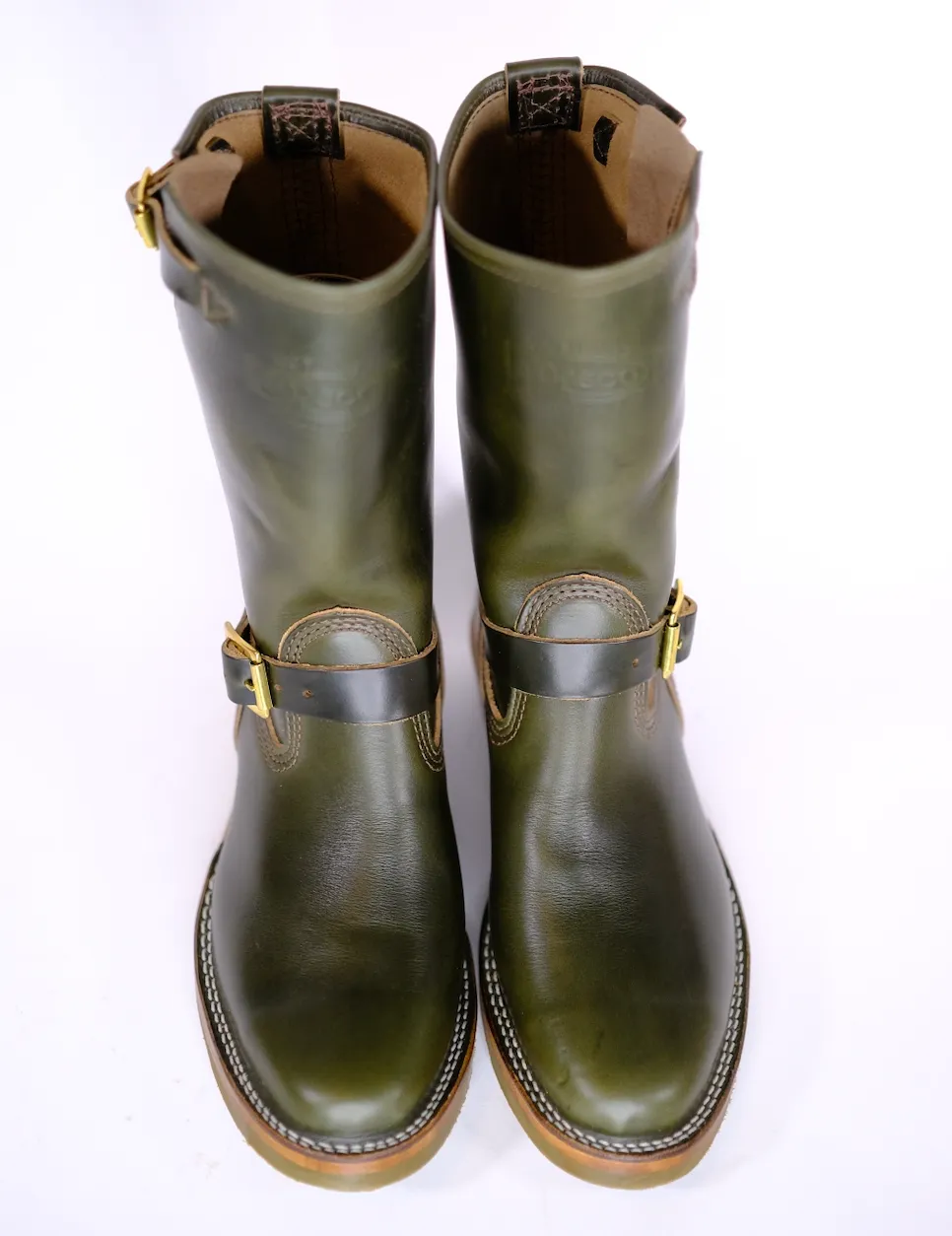 Wesco Boots X The Shop Mister Lou Olive Horween Chromexcel Engineer Boot sold by The Shop Vancouver product image thumbnail 5