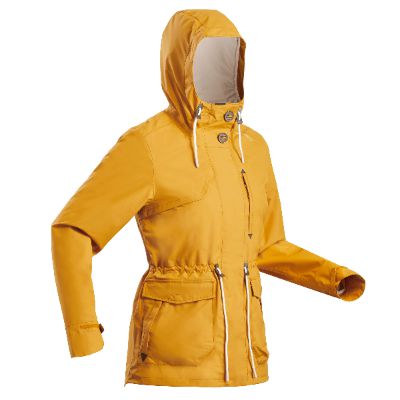 Women’s Hiking Rain Jacket - NH 550 Orange sold by Decathlon