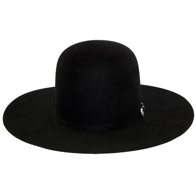 Greeley Hat Works TJ7 Black Felt Hat made by Greeley Hat Works