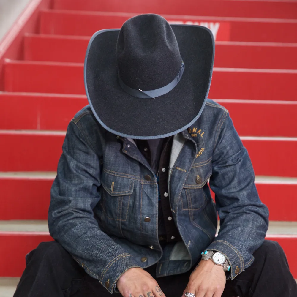 Greeley Hat Works Competitor Gunmetal Felt Hat sold by Greeley Hat Works product image thumbnail 2