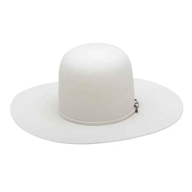 Greeley Hat Works Competitor White Felt Hat made by Greeley Hat Works