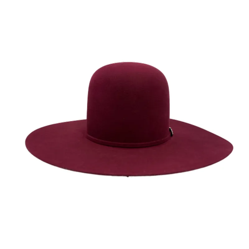 Greeley Hat Works Competitor Merlot Felt Hat made by Greeley Hat Works