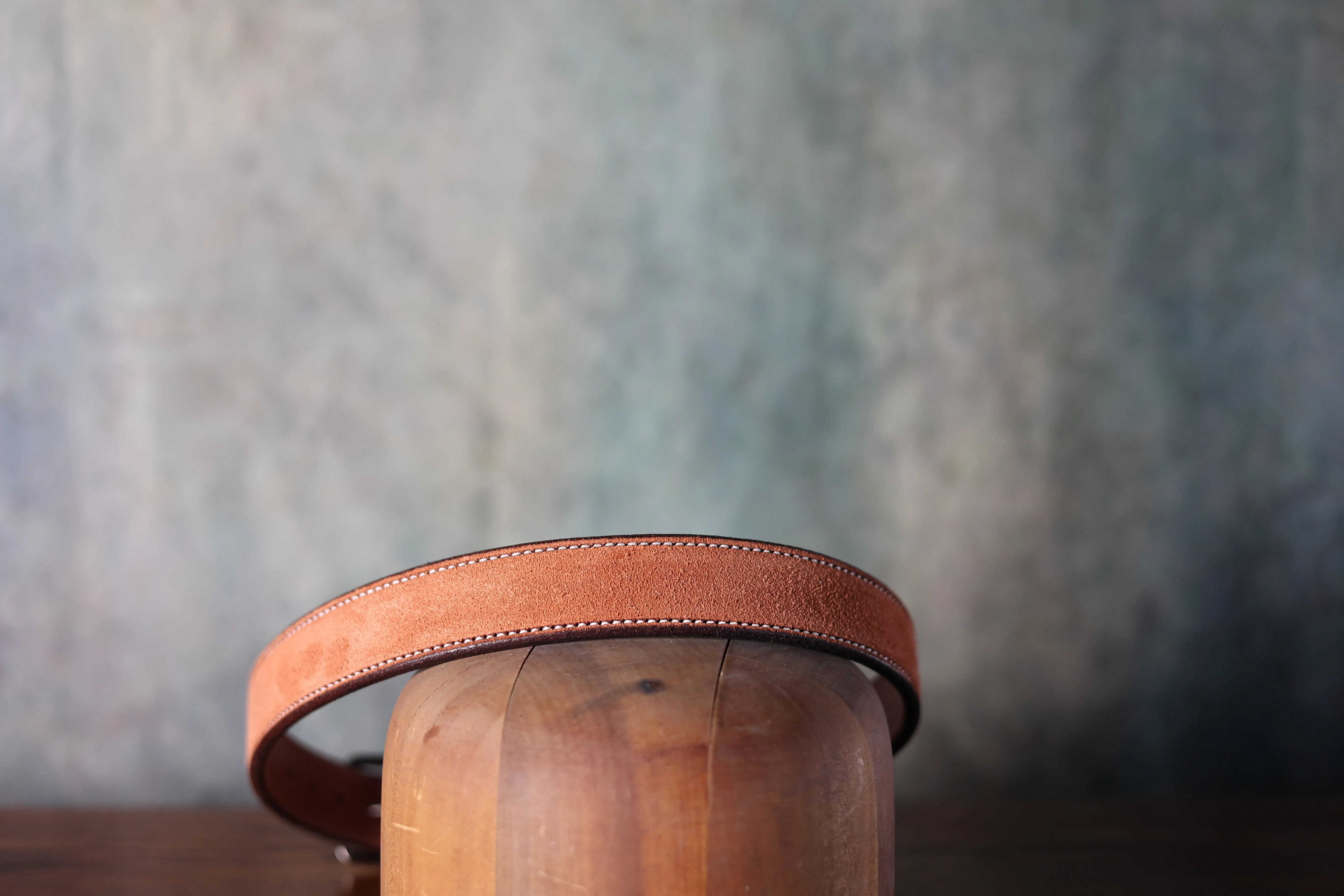 Texas Saddlery Mahogany Roughout Belt sold by Greeley Hat Works product image thumbnail 2