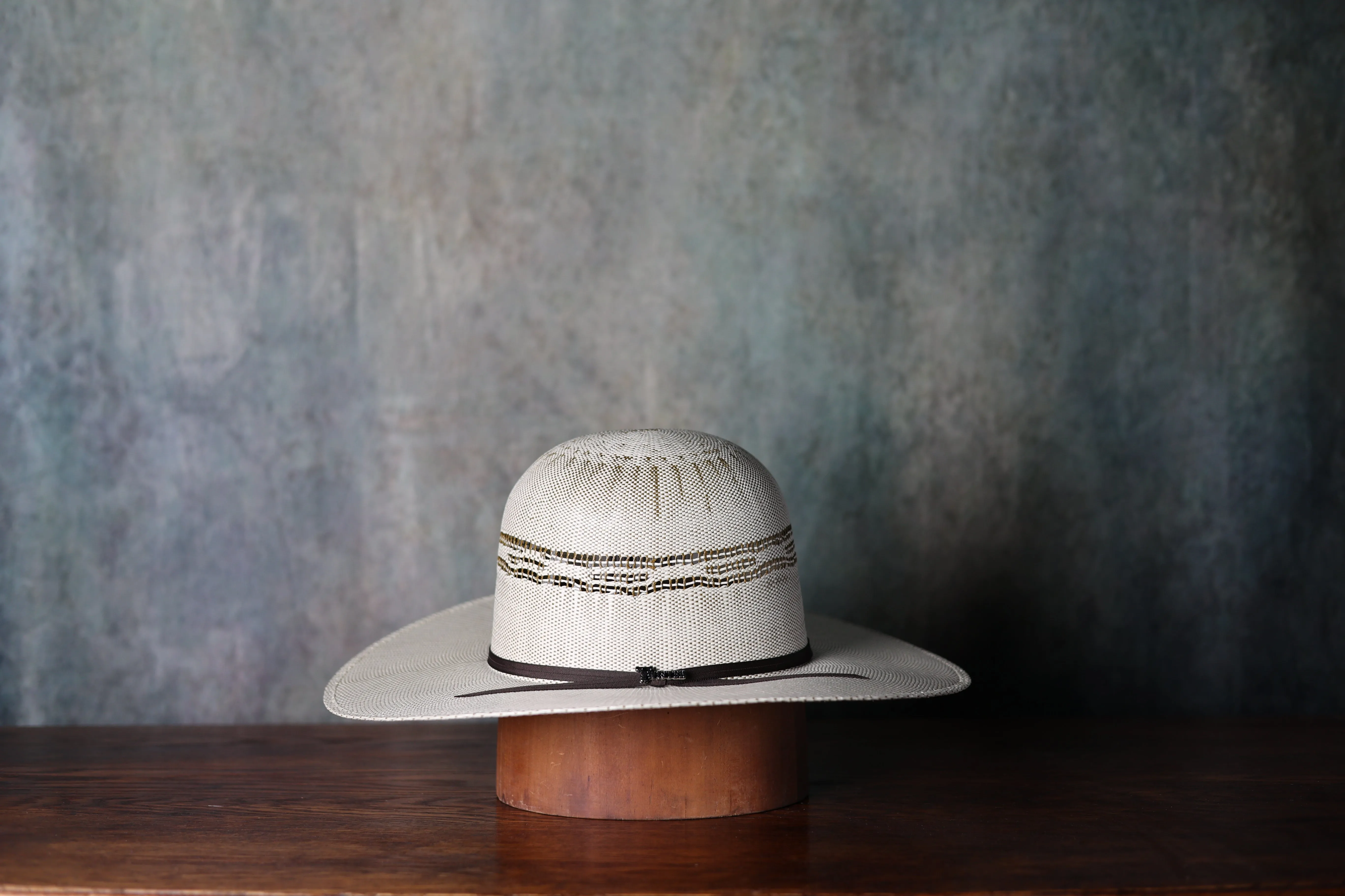 Twister Bangora Ivory/Brown 4 1/4" Brim sold by Greeley Hat Works