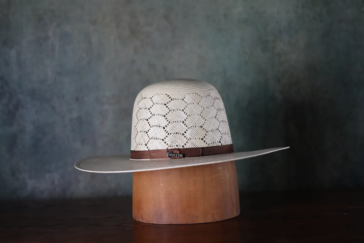 Twister 30x Shantung Ivory/Tan made by Greeley Hat Works