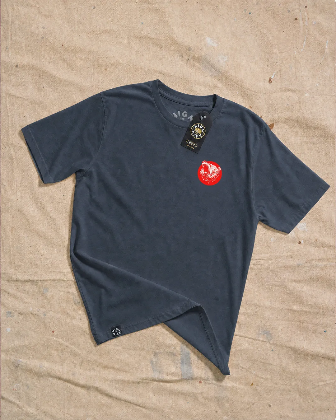 Born To Be Wild Petrol Blue Tee sold by High Dive Apparel HDA product image thumbnail 2