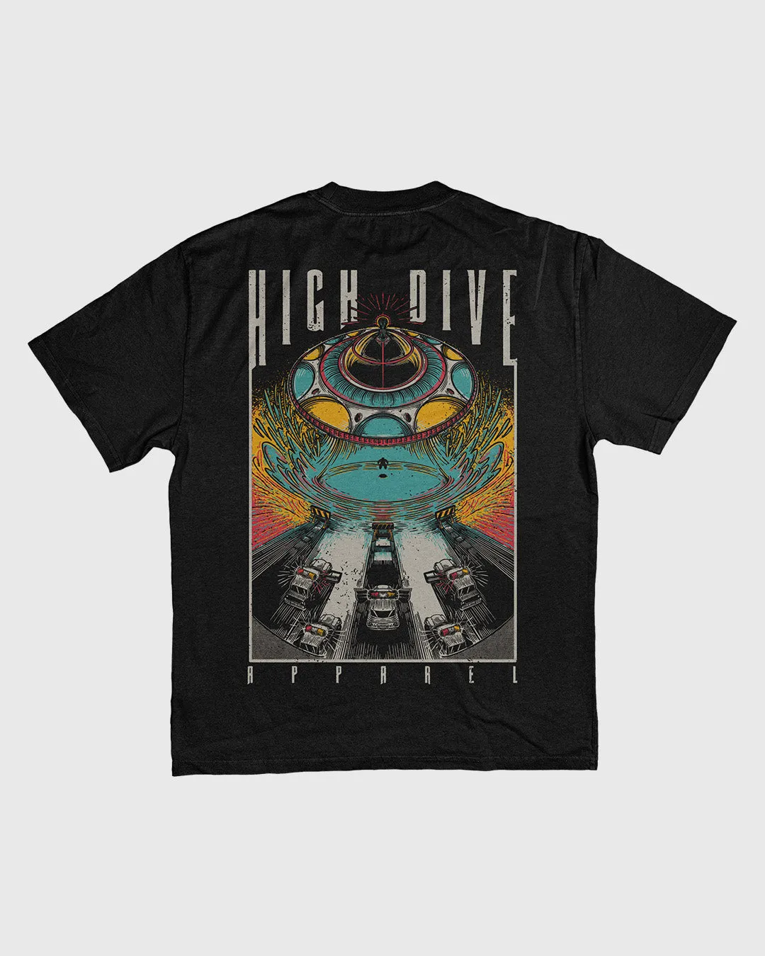 Limited Edition Aliens Exist Ultra Heavy Tee Faded Black sold by High Dive Apparel HDA