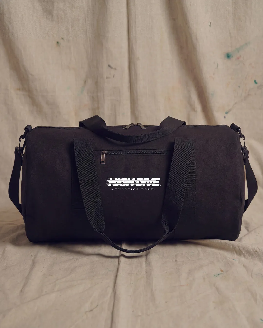 Athletic Dept Black Duffle Bag sold by High Dive Apparel HDA