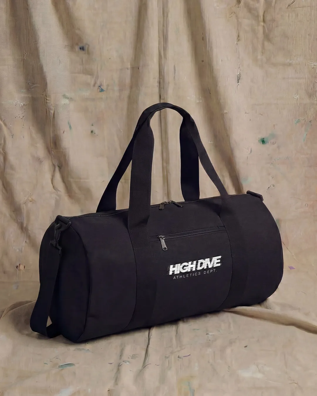 Athletic Dept Black Duffle Bag sold by High Dive Apparel HDA product image thumbnail 2