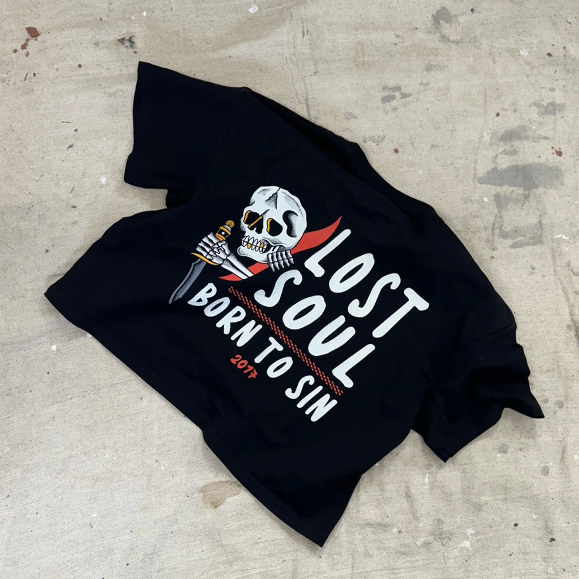 Born To Sin Crop Top sold by High Dive Apparel HDA