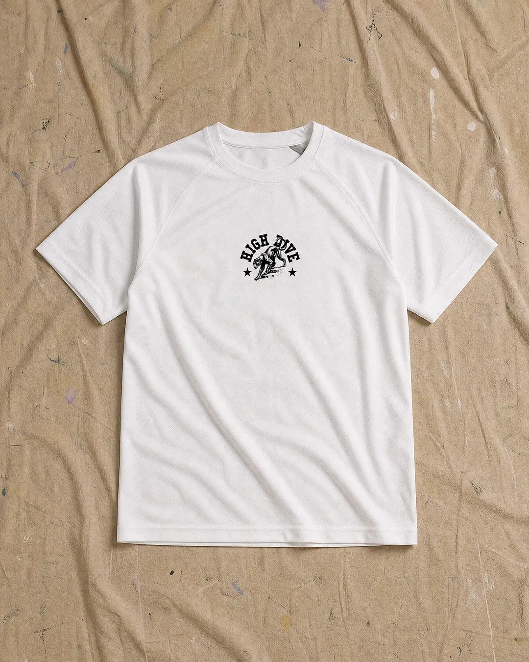 College Panther White Active Tee sold by High Dive Apparel HDA product image thumbnail 2
