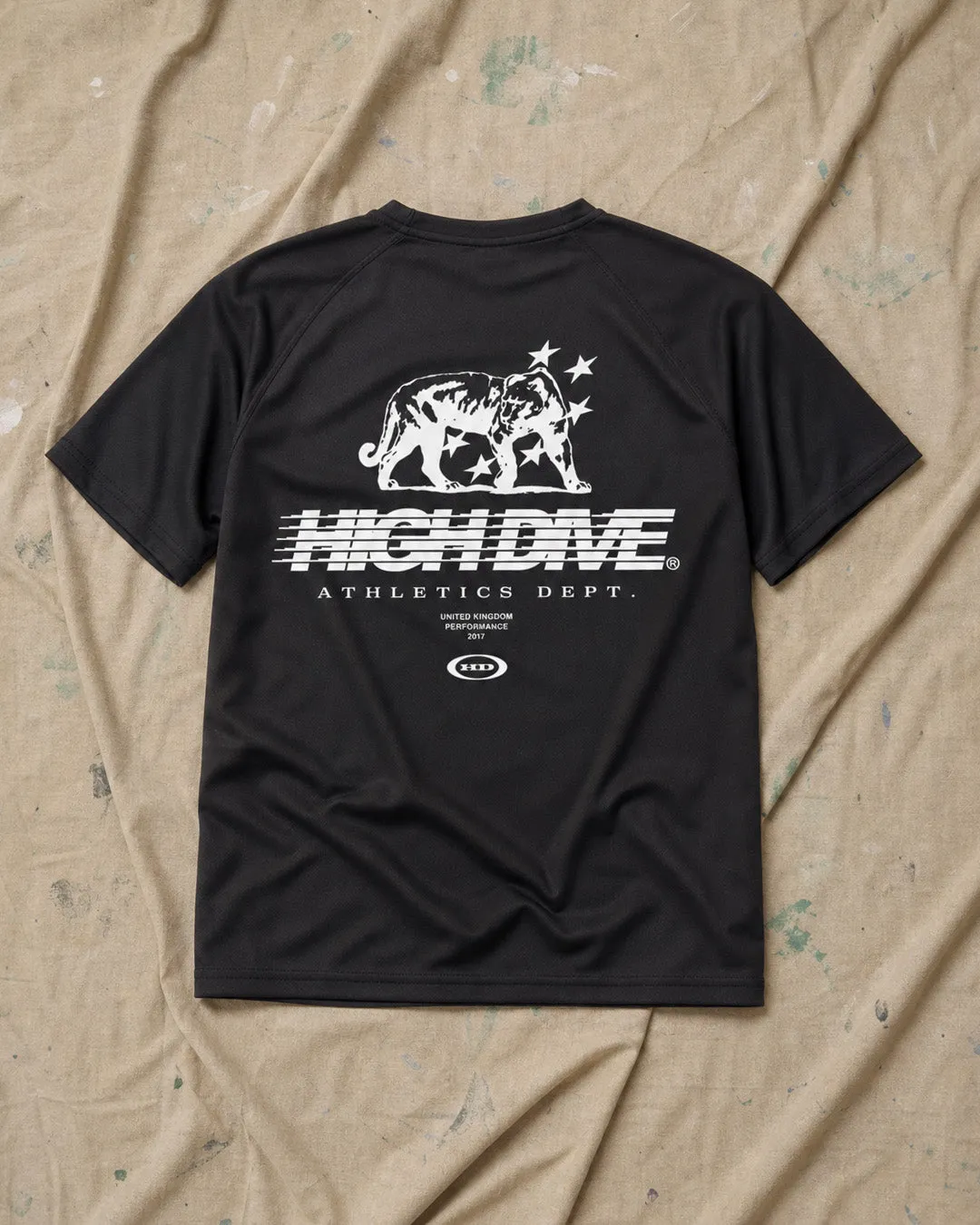 Athletic Dept Black Active Tee sold by High Dive Apparel HDA