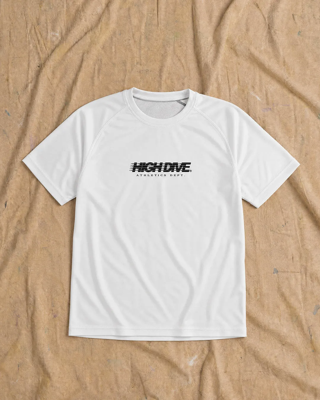 Athletic Dept White Active Tee sold by High Dive Apparel HDA product image thumbnail 2