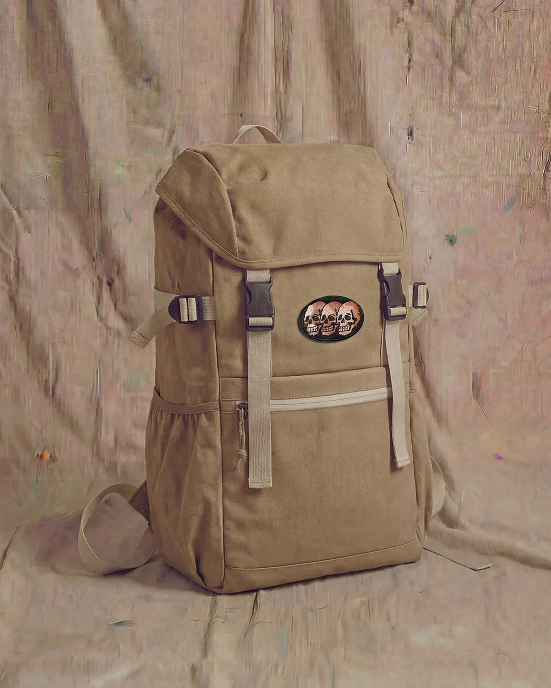3 Skull Ramble Backpack Sand sold by High Dive Apparel HDA product image thumbnail 2