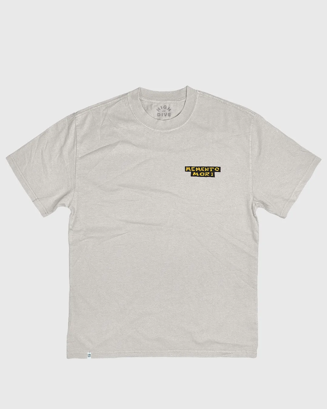 Memento Mori Heavy Tee Faded Bone sold by High Dive Apparel HDA product image thumbnail 2