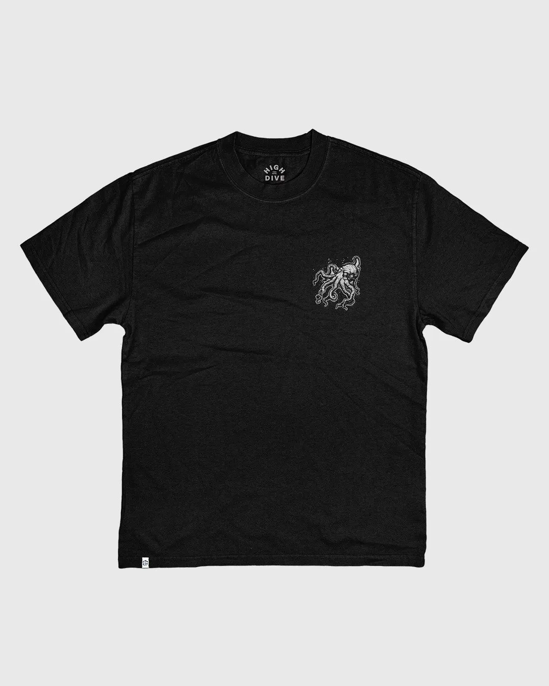 Kraken Ultra Heavy Tee Black sold by High Dive Apparel HDA product image thumbnail 2