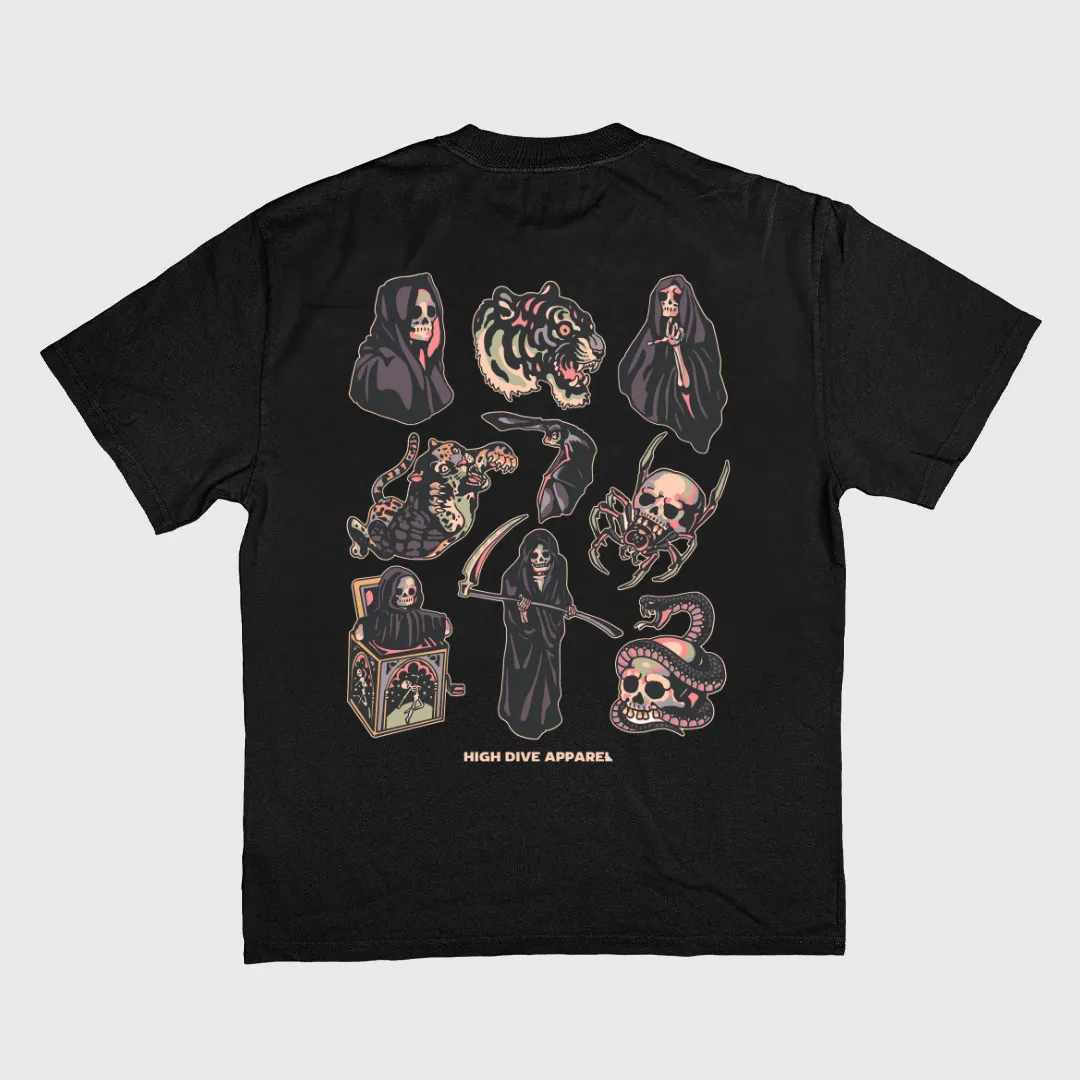 Reaper Flash Ultra Heavy Tee Black sold by High Dive Apparel HDA