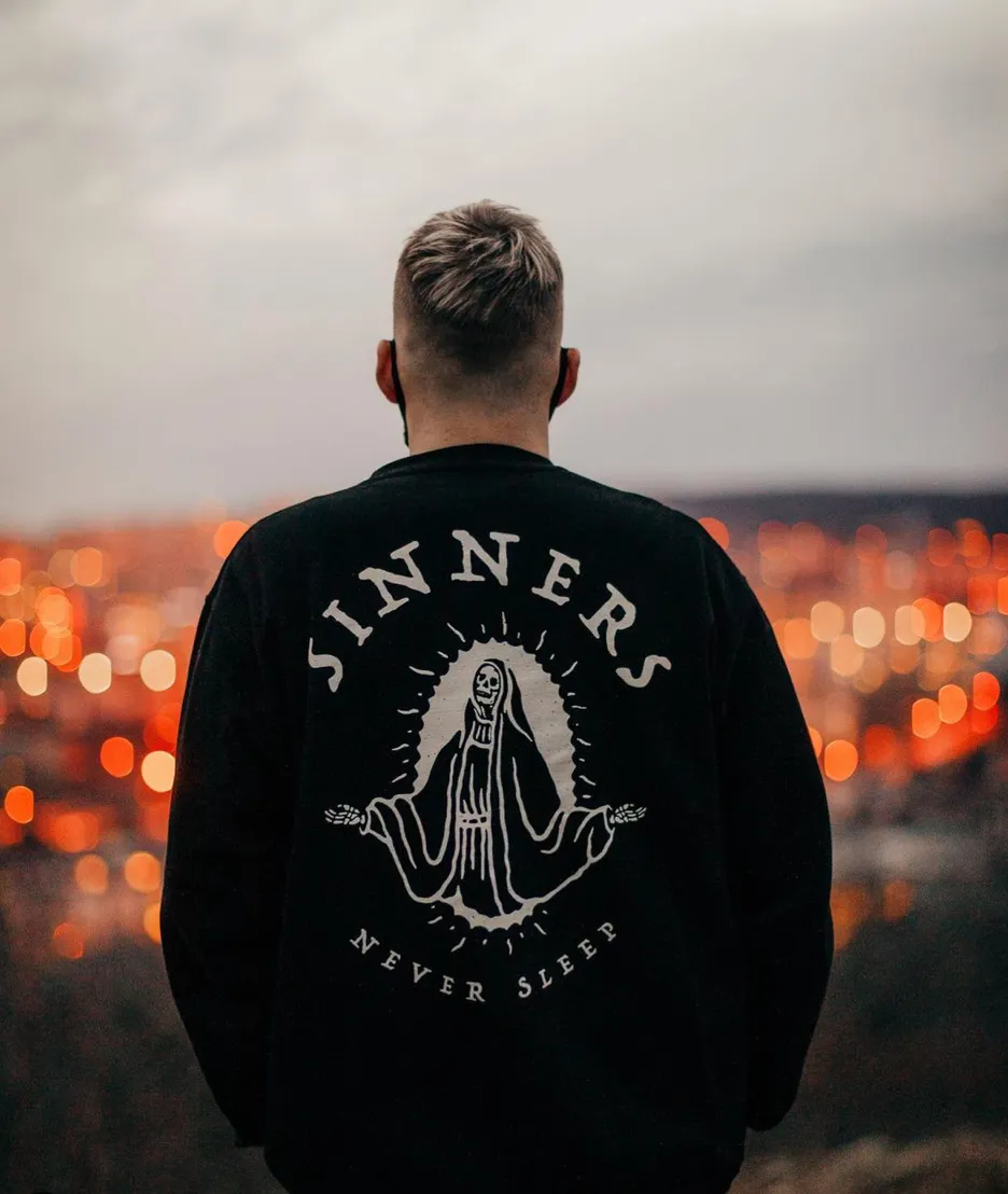 Sinners Never Sleep sold by High Dive Apparel HDA product image thumbnail 3