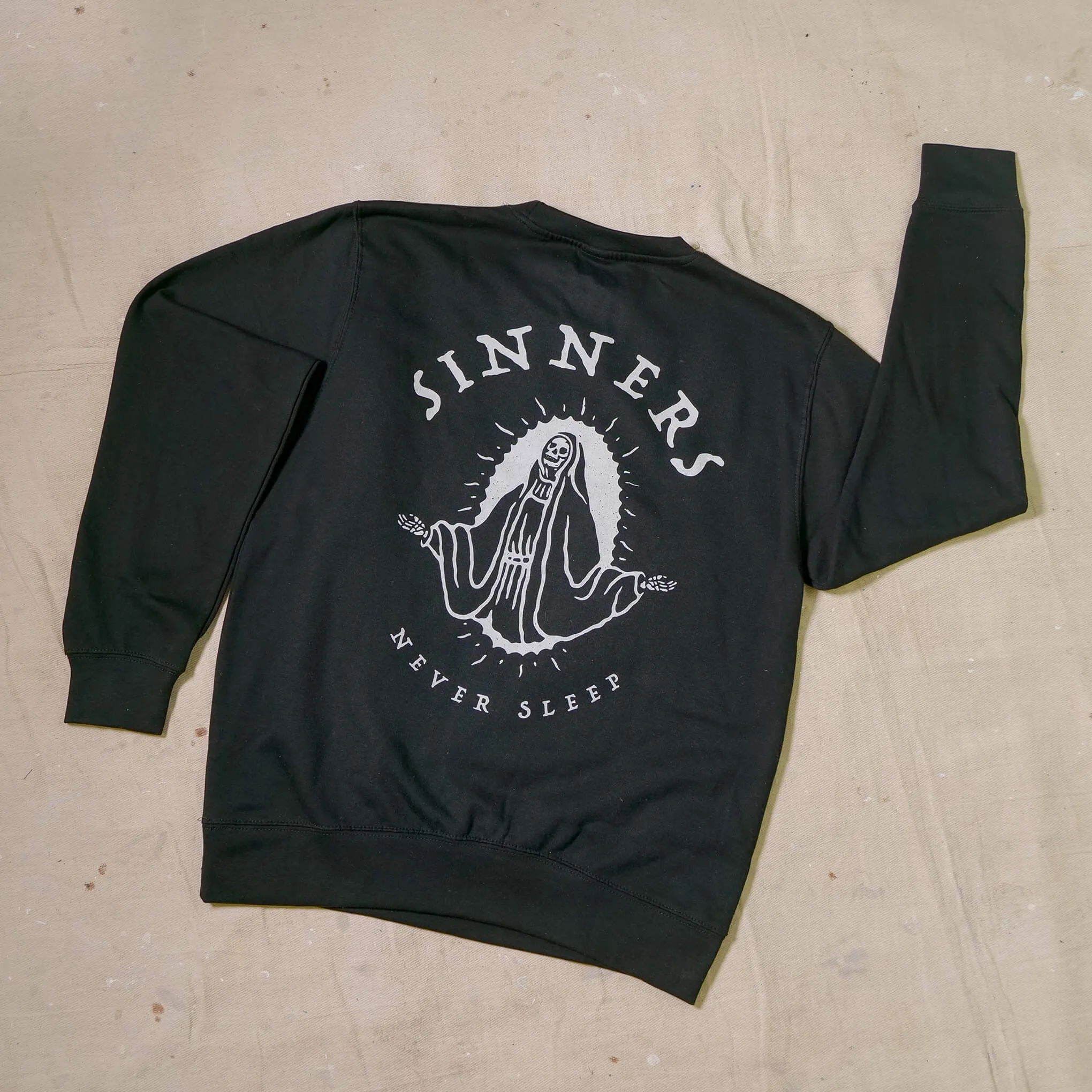 Sinners Never Sleep sold by High Dive Apparel HDA