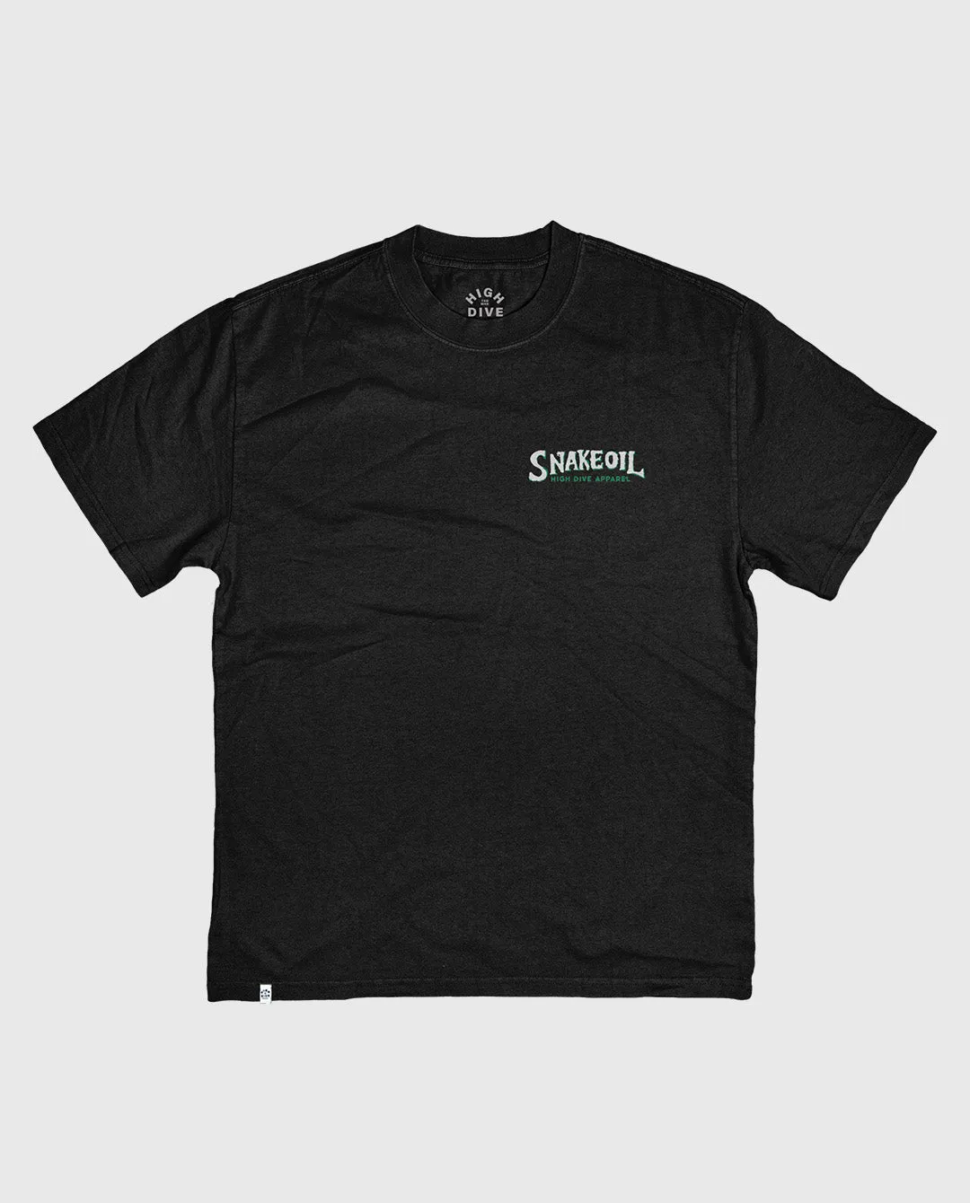 Snake Oil Heavy Tee Faded Black sold by High Dive Apparel HDA product image thumbnail 2