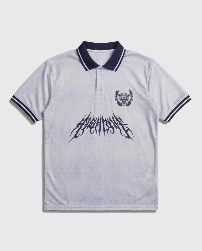 HDA Custom White Football Shirt made by High Dive Apparel HDA