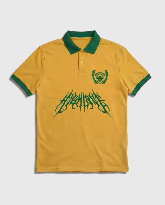 HDA Custom Yellow Football Shirt made by High Dive Apparel HDA