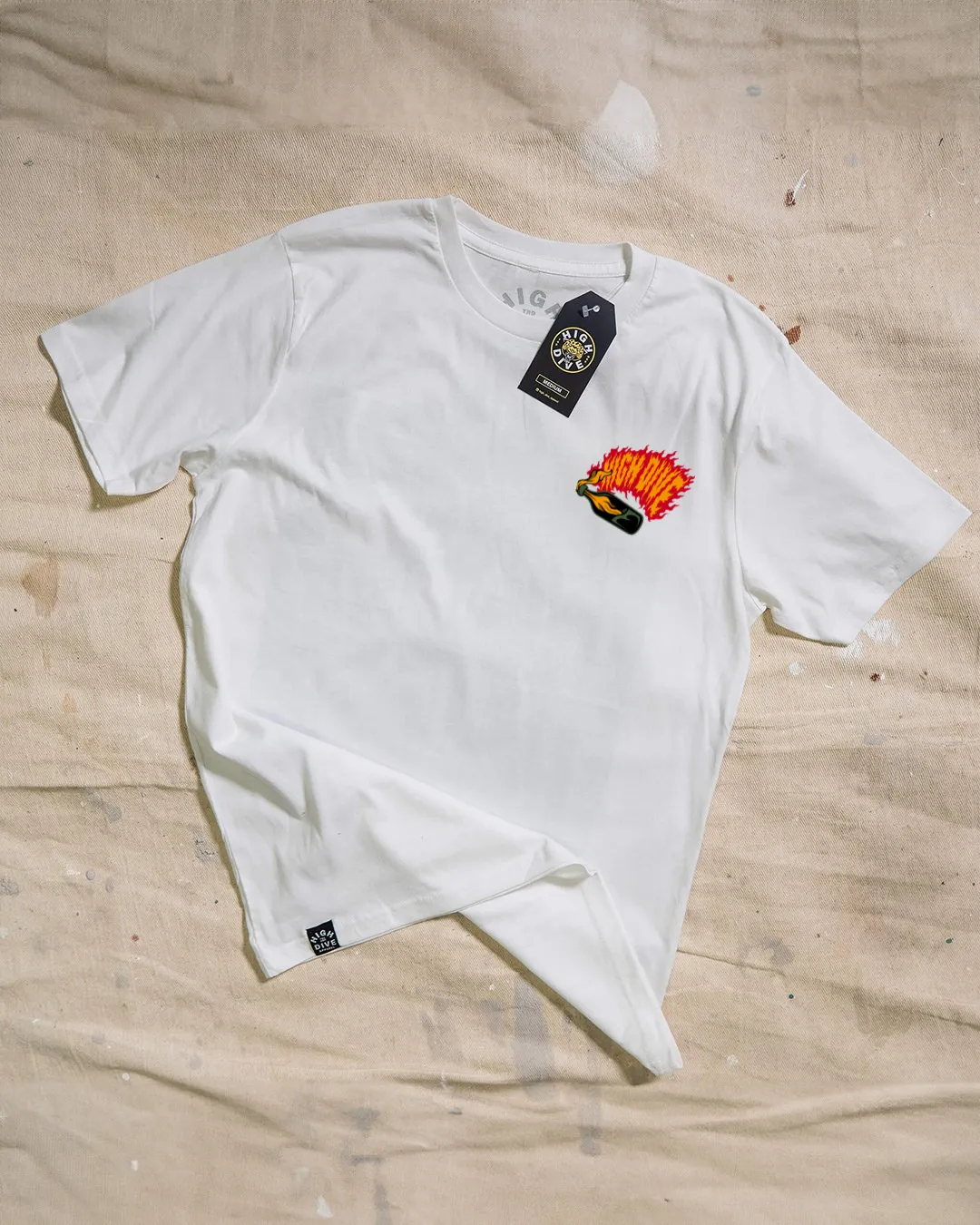 Molotov White T-Shirt sold by High Dive Apparel HDA product image thumbnail 2
