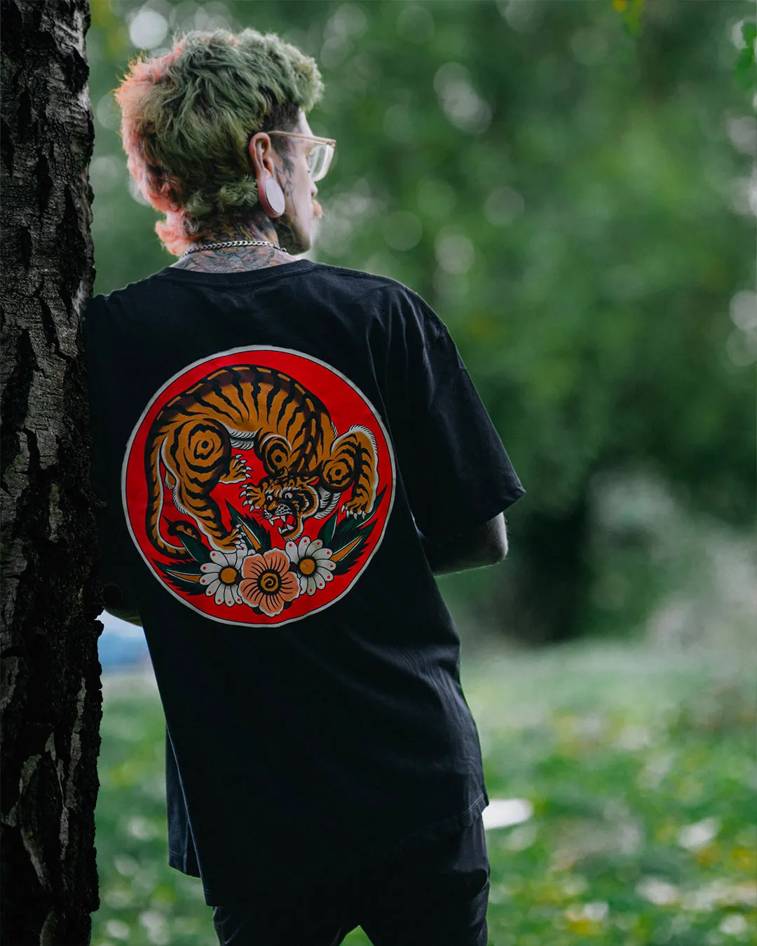 Tiger Black T-Shirt sold by High Dive Apparel HDA product image thumbnail 5