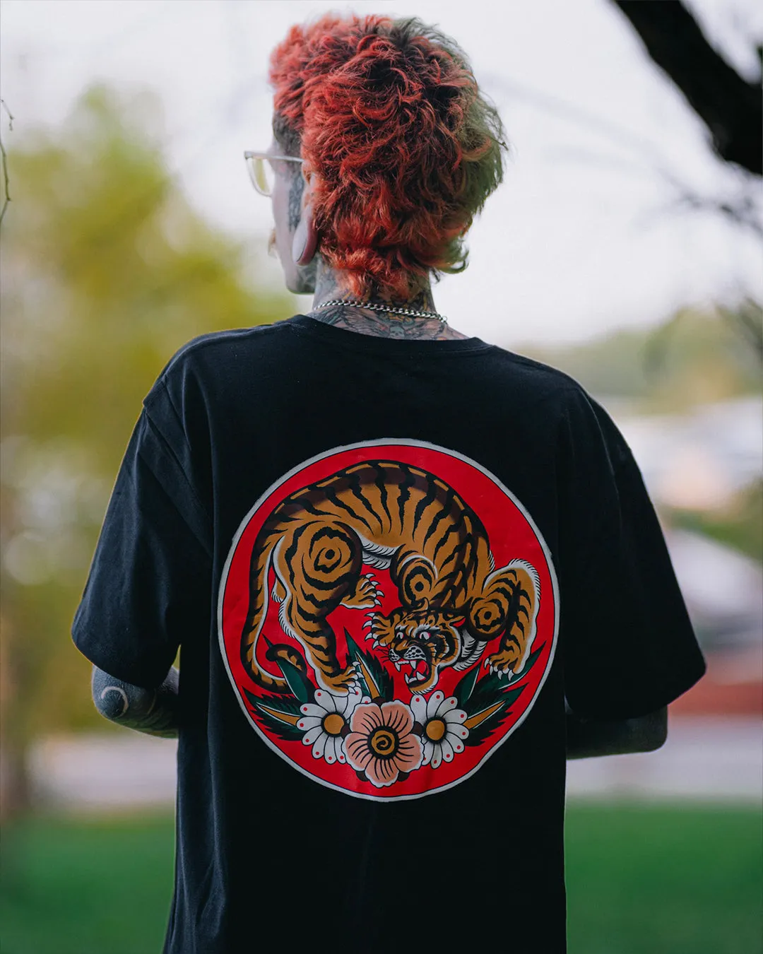 Tiger Black T-Shirt sold by High Dive Apparel HDA product image thumbnail 3