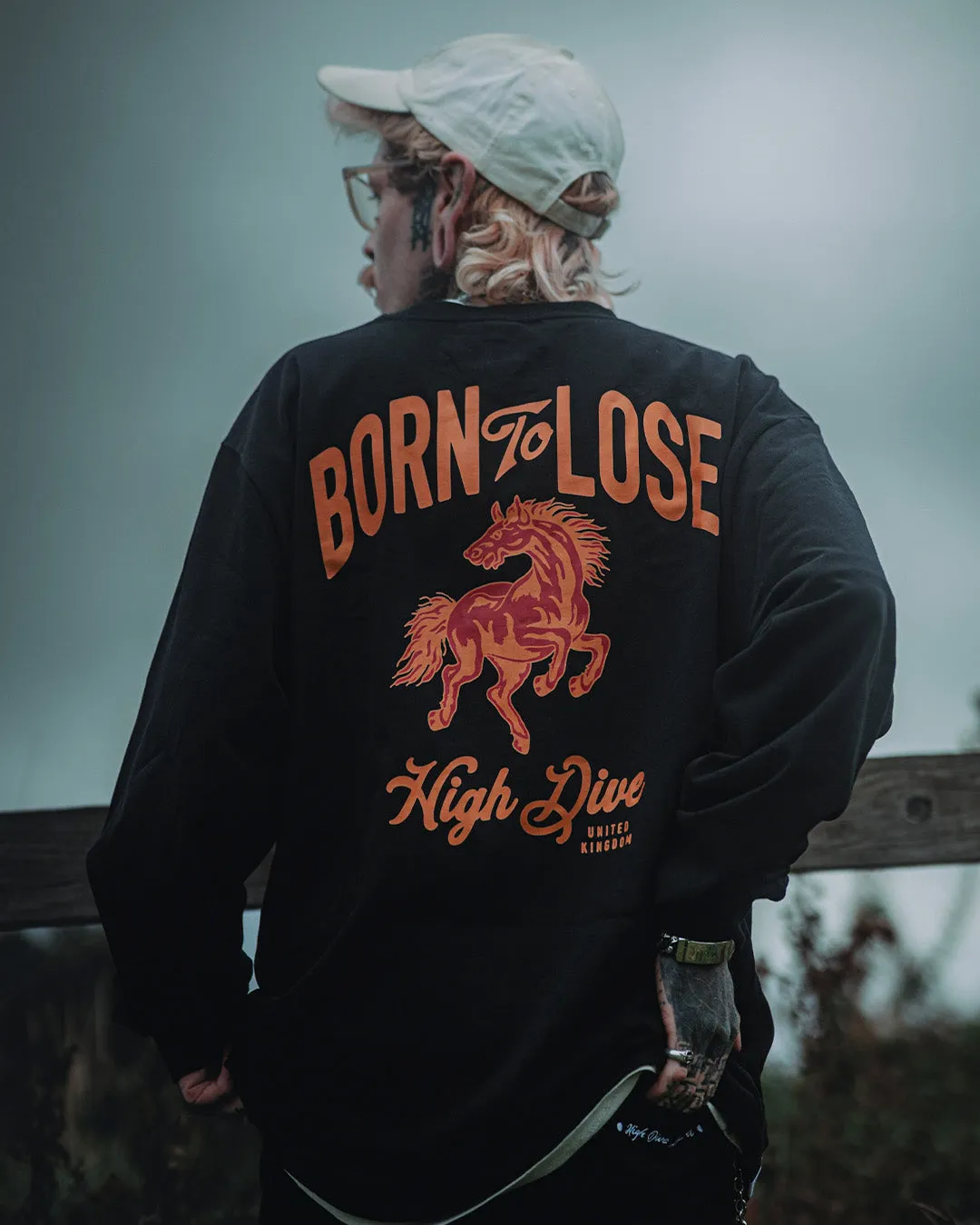 Born To Lose Heavy Black Long Sleeve sold by High Dive Apparel HDA
