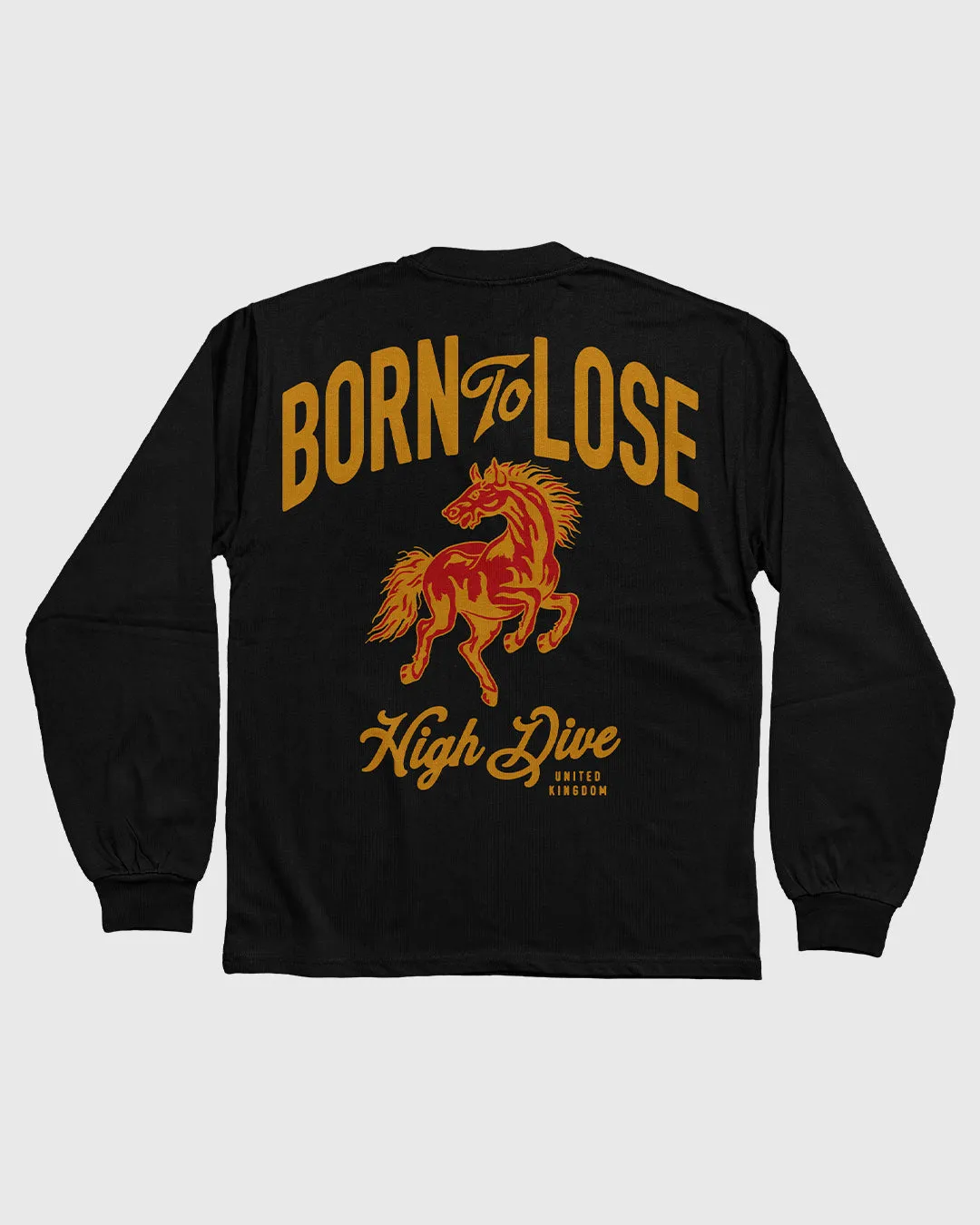 Born To Lose Heavy Black Long Sleeve sold by High Dive Apparel HDA product image thumbnail 3