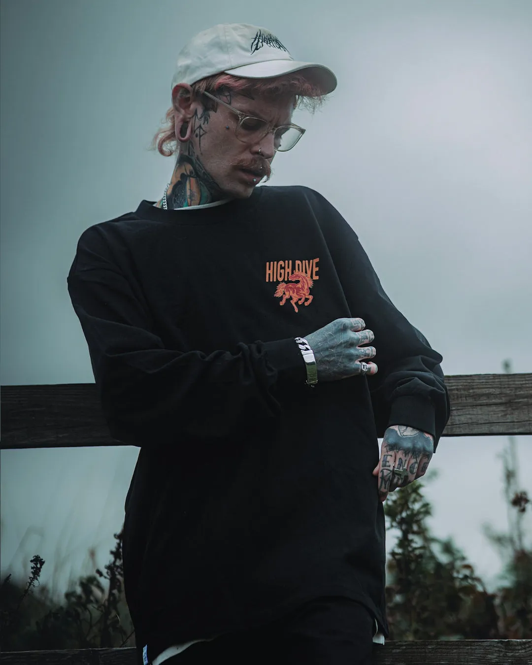 Born To Lose Heavy Black Long Sleeve sold by High Dive Apparel HDA product image thumbnail 2