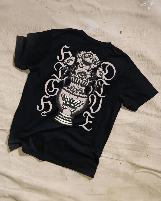 TG Vase Black T-Shirt made by High Dive Apparel HDA