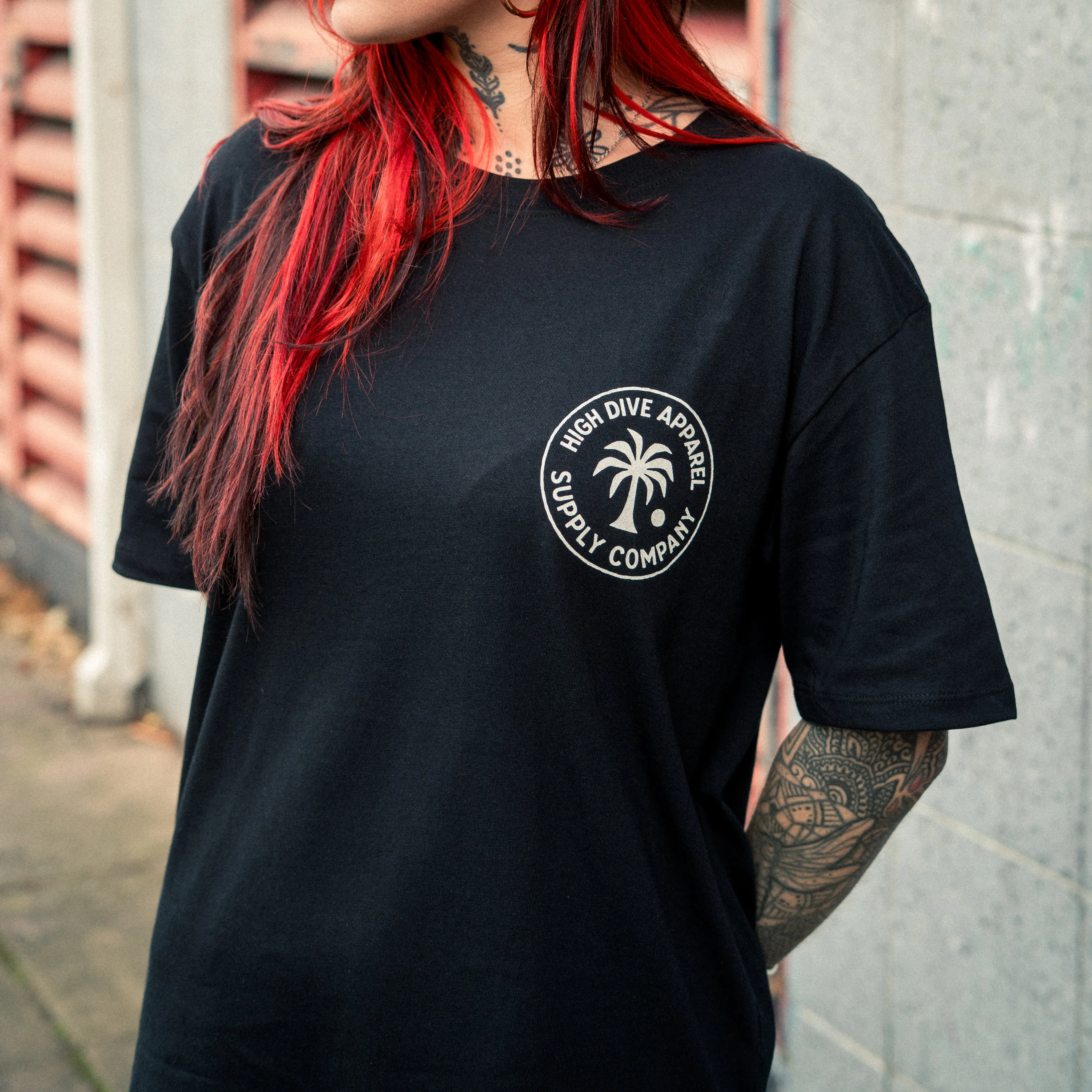 Supply Co Black Tee sold by High Dive Apparel HDA product image thumbnail 5