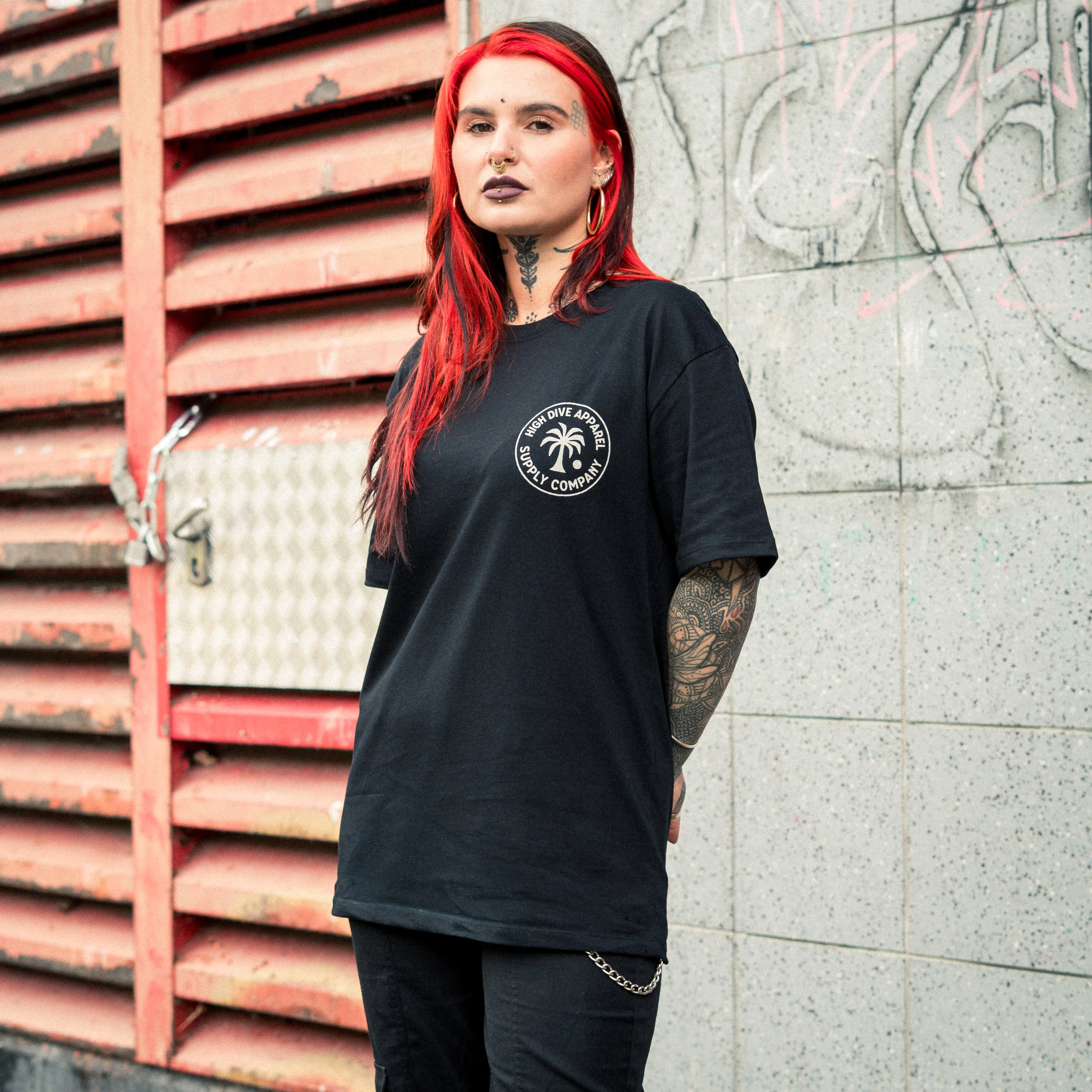 Supply Co Black Tee sold by High Dive Apparel HDA product image thumbnail 3