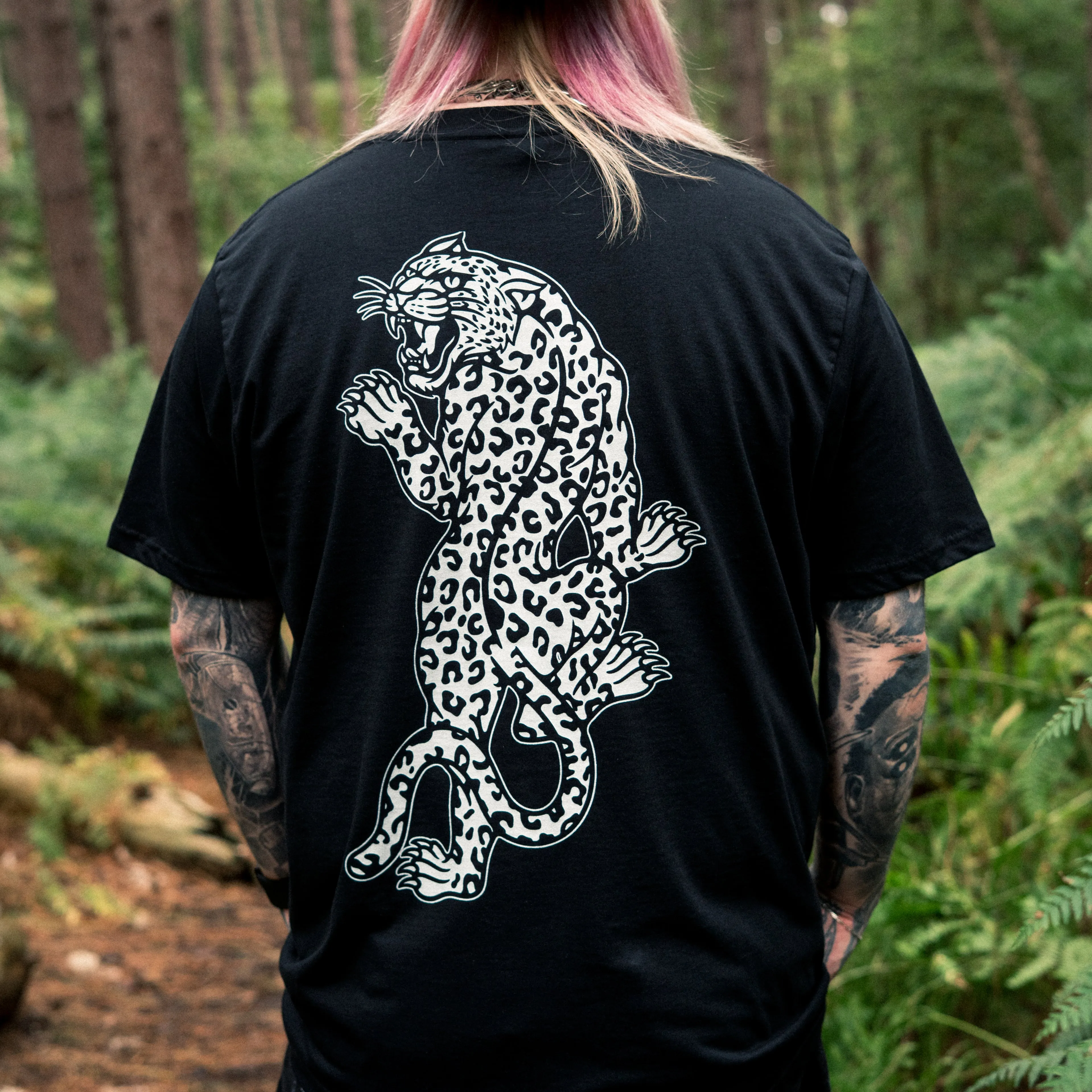 DBD Panther Black Tee sold by High Dive Apparel HDA product image thumbnail 3