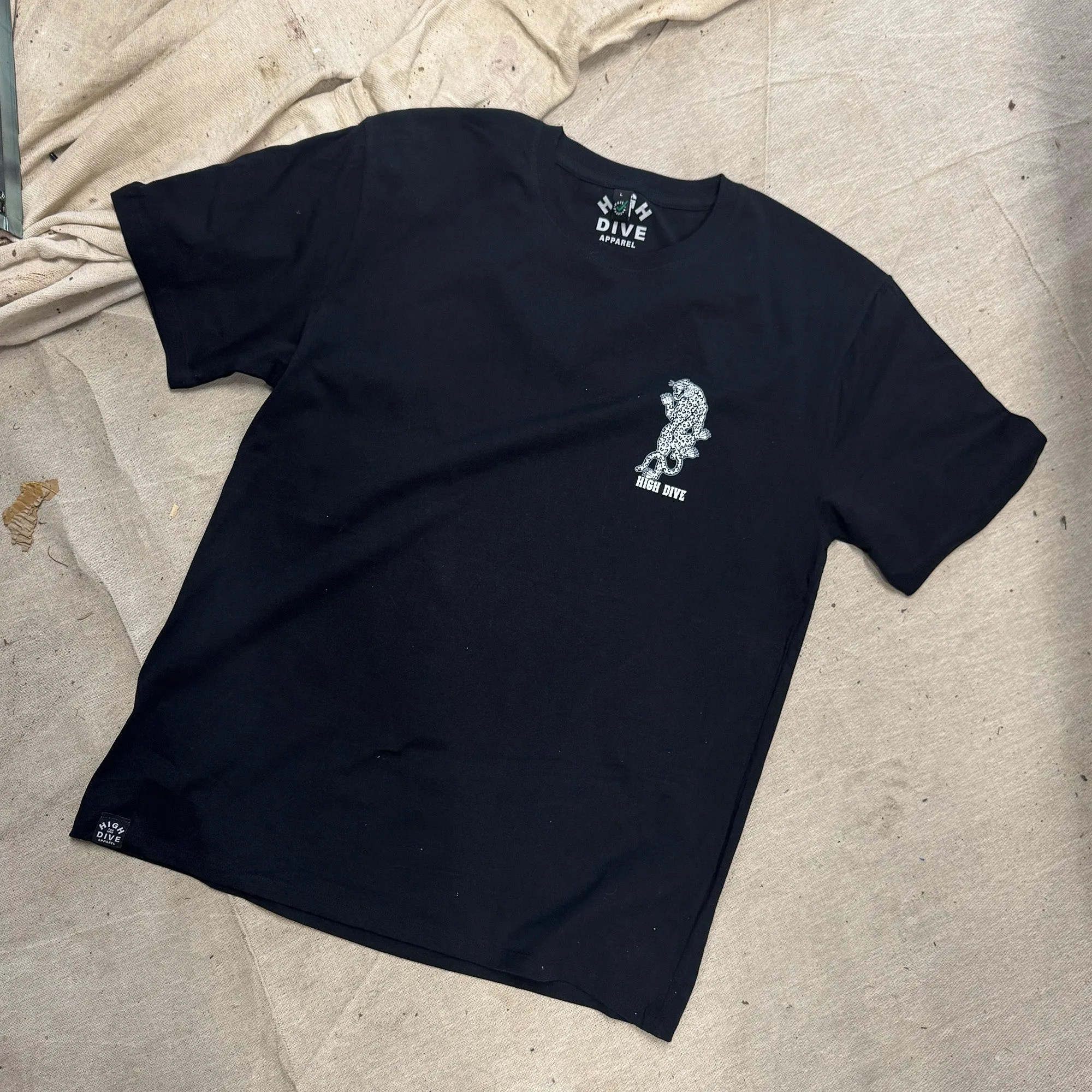 DBD Panther Black Tee sold by High Dive Apparel HDA product image thumbnail 2