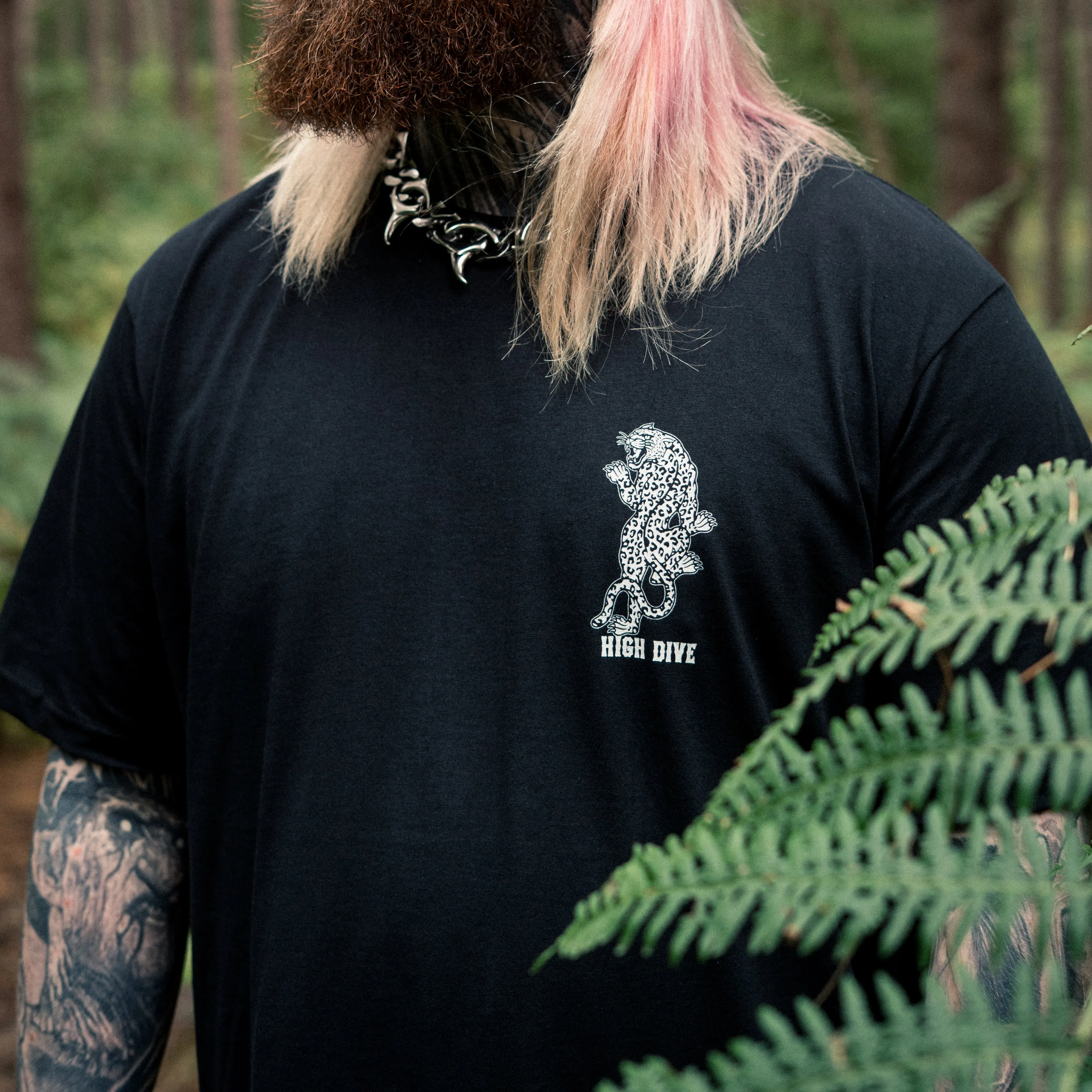 DBD Panther Black Tee sold by High Dive Apparel HDA product image thumbnail 5