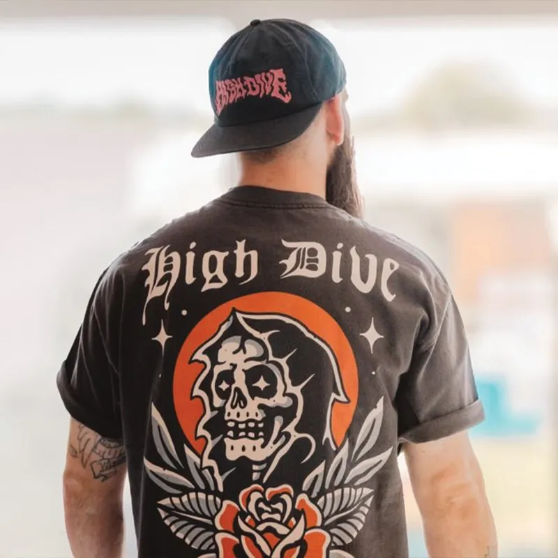 Reaper & Roses T-Shirt made by High Dive Apparel HDA