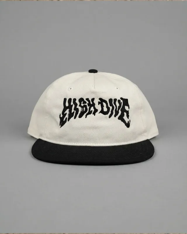 High Dive Black Two Tone Cap made by High Dive Apparel HDA