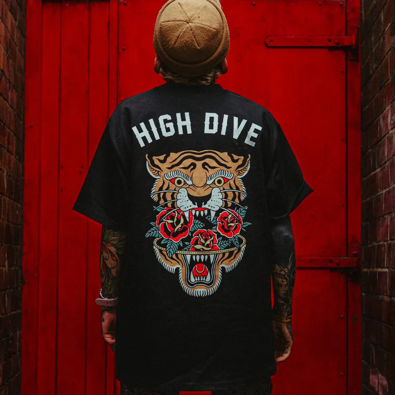 Tiger Roses made by High Dive Apparel HDA