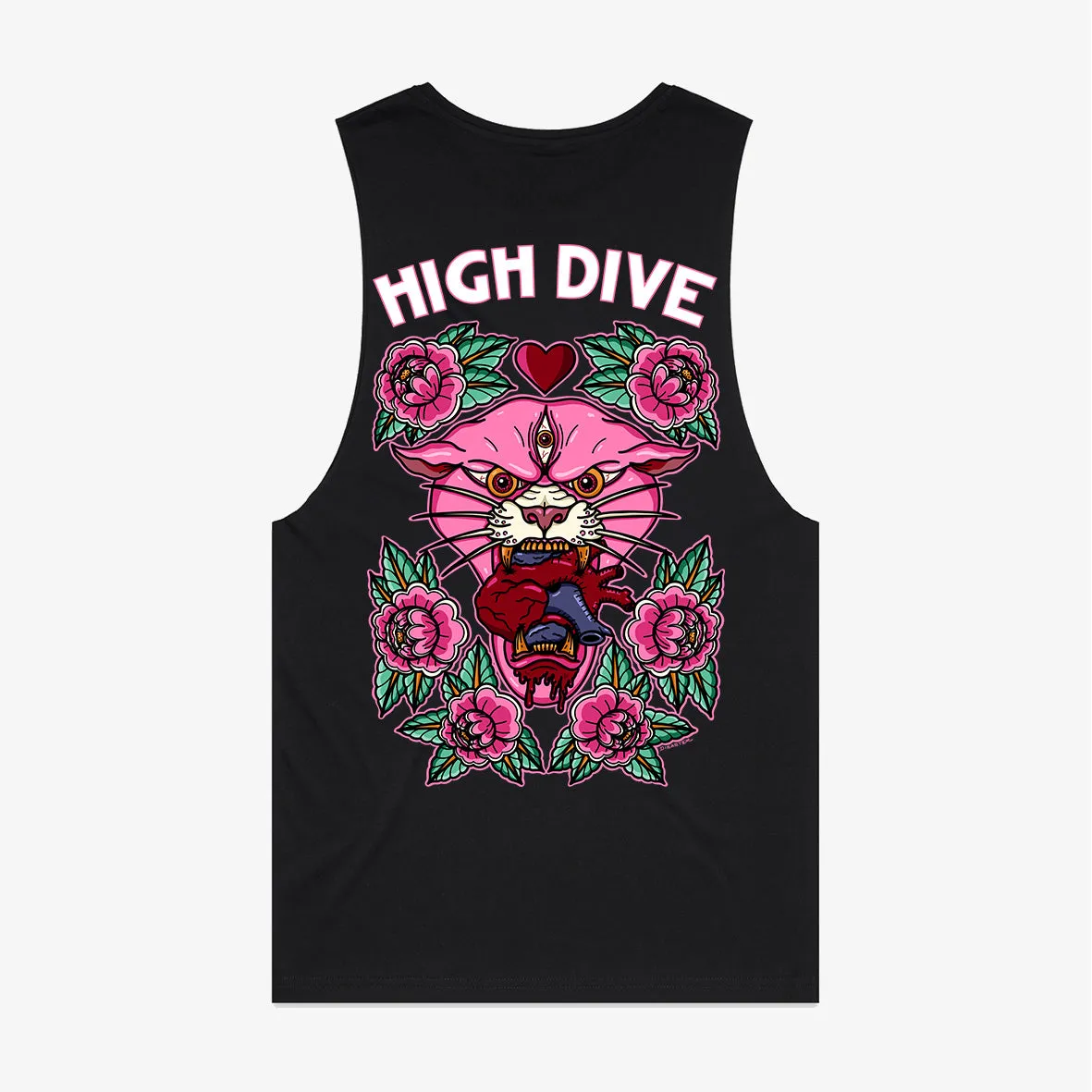 Raging Panther Vest sold by High Dive Apparel HDA