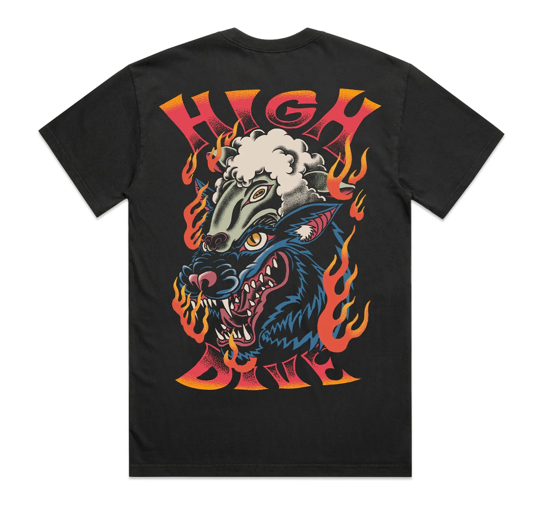 Sheepskin Ultra Heavy Faded Tee sold by High Dive Apparel HDA