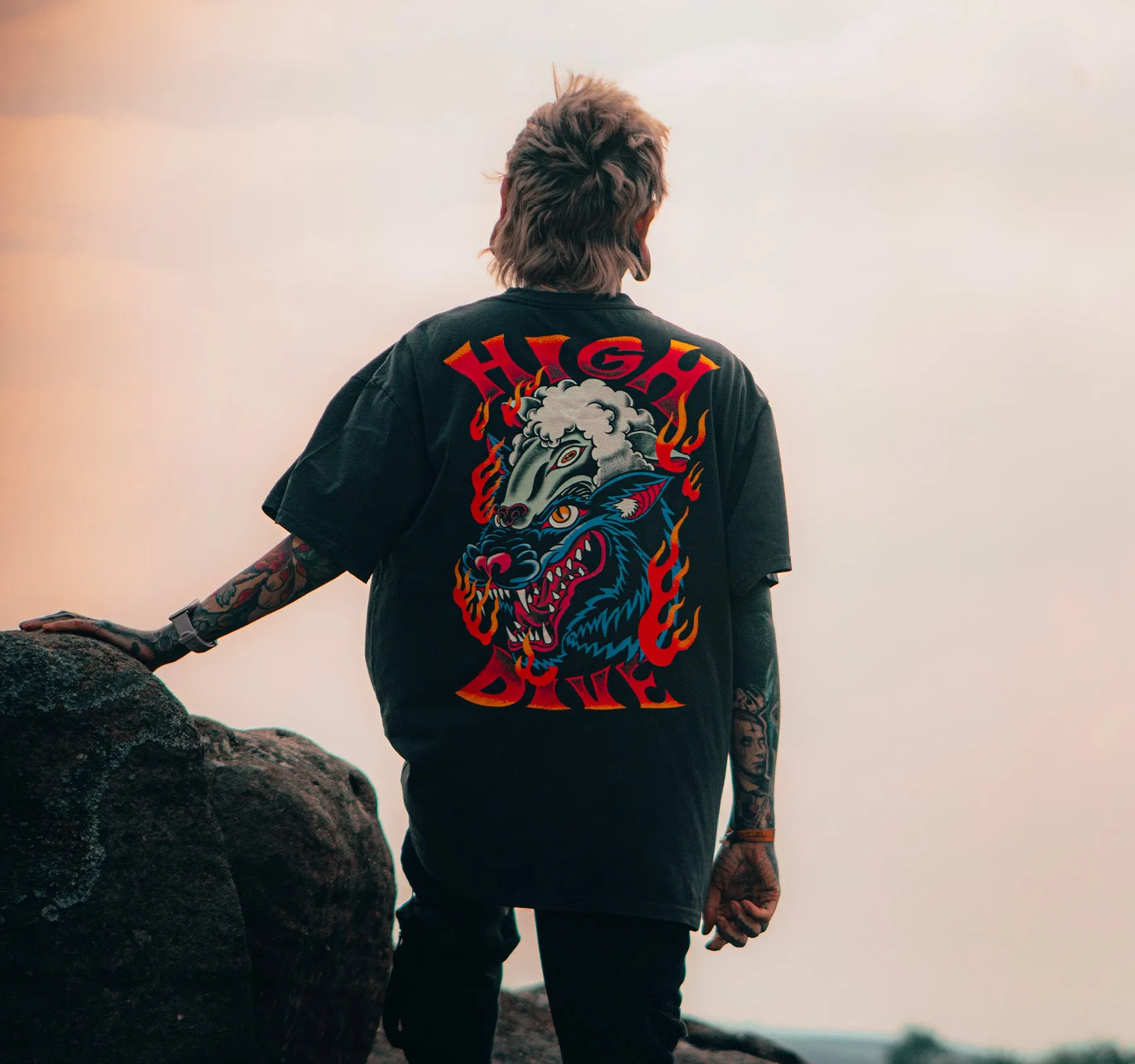 Sheepskin Ultra Heavy Faded Tee sold by High Dive Apparel HDA product image thumbnail 3