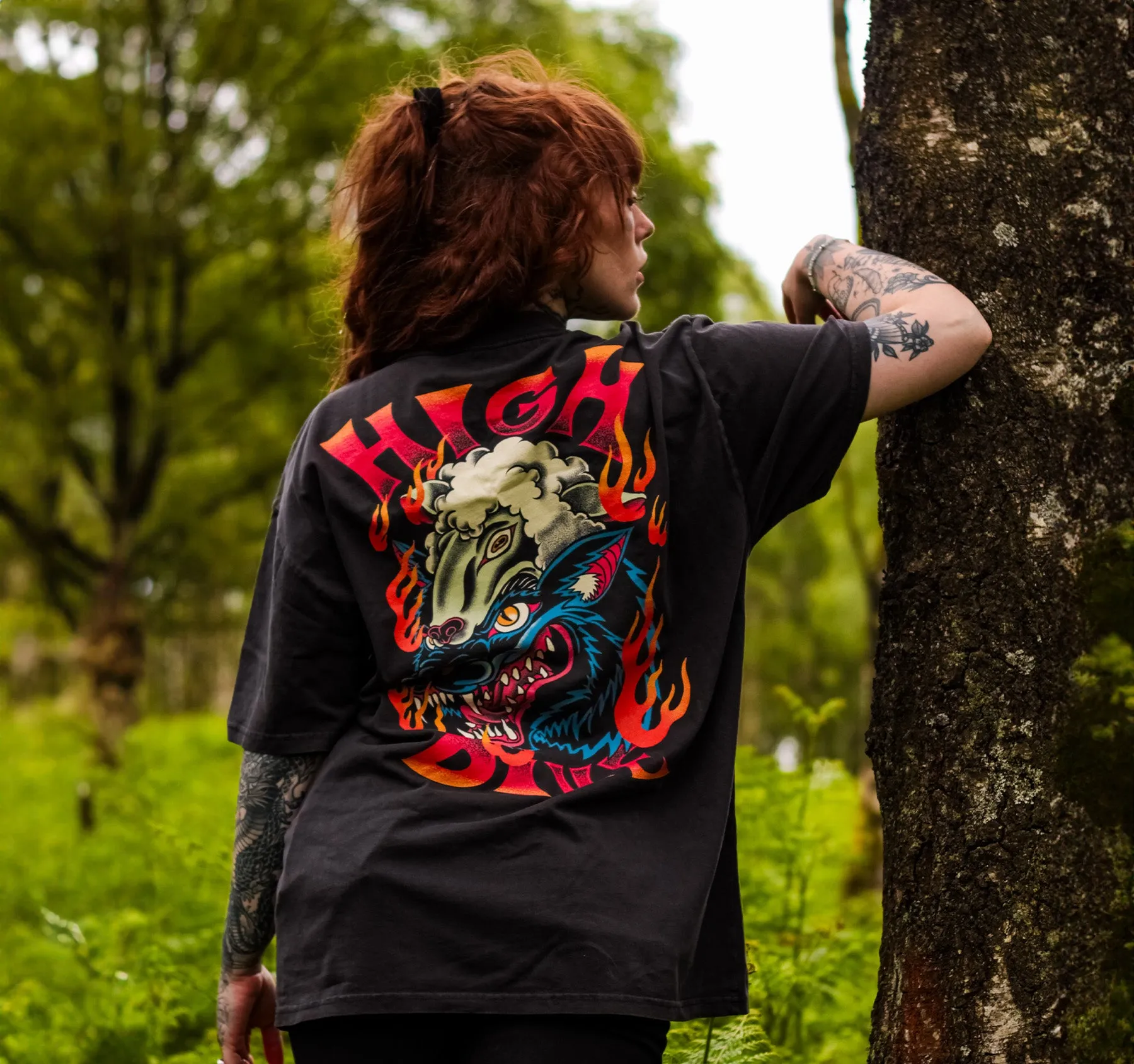 Sheepskin Ultra Heavy Faded Tee sold by High Dive Apparel HDA product image thumbnail 5