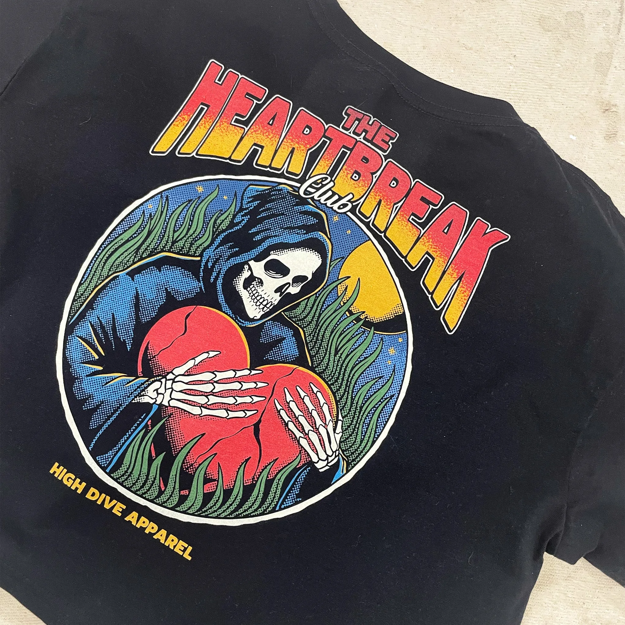Heartbreak Club Crop Top sold by High Dive Apparel HDA product image thumbnail 3