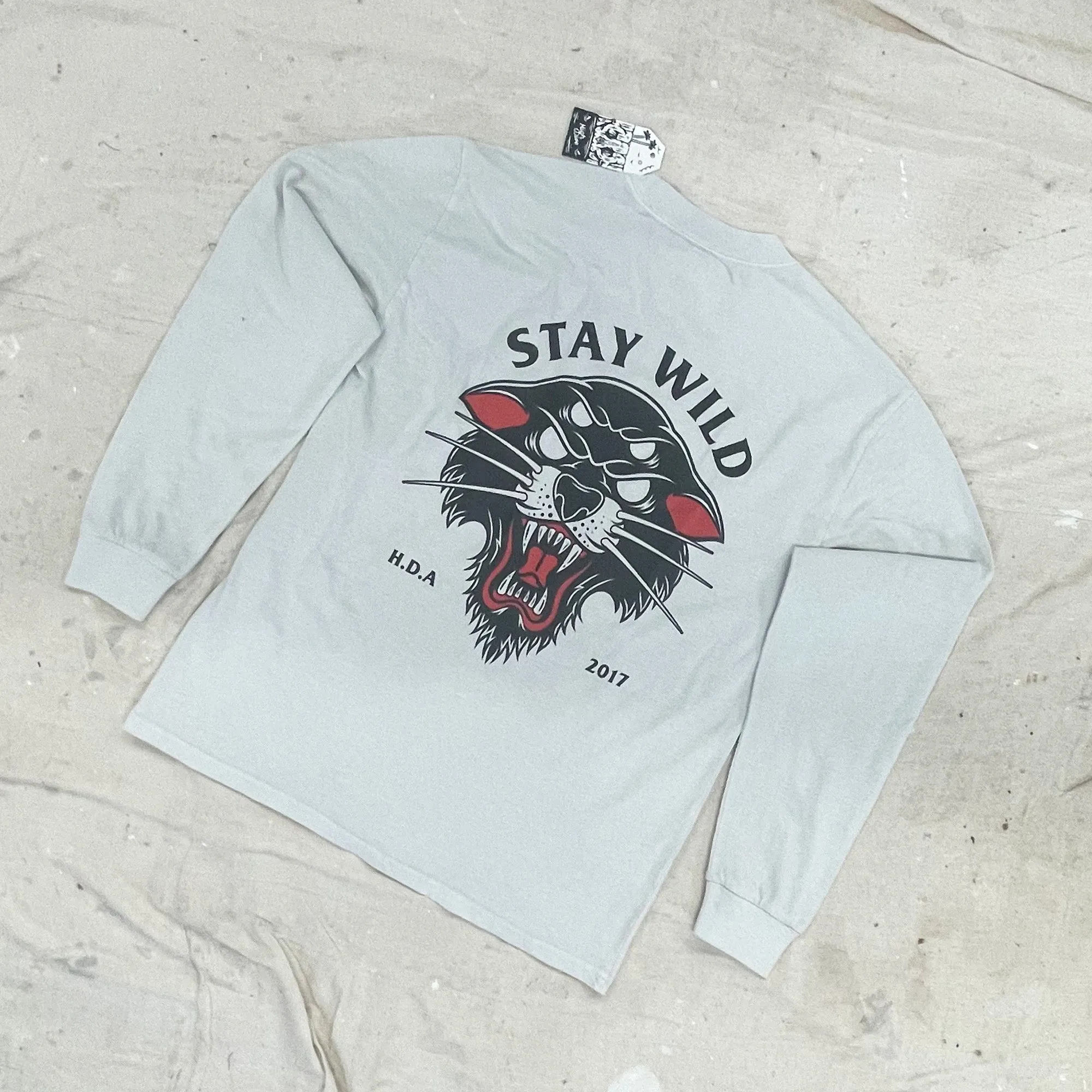 Stay Wild Heavy Long Sleeve sold by High Dive Apparel HDA product image thumbnail 3