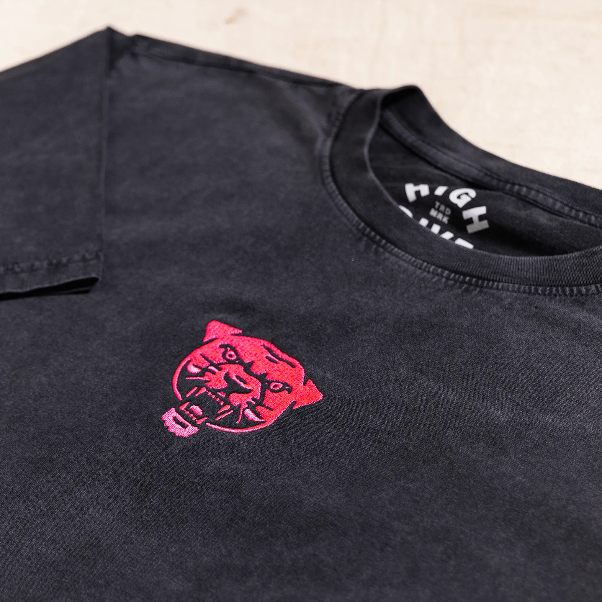 Embroidered Panther Stonewash Tee sold by High Dive Apparel HDA product image thumbnail 3