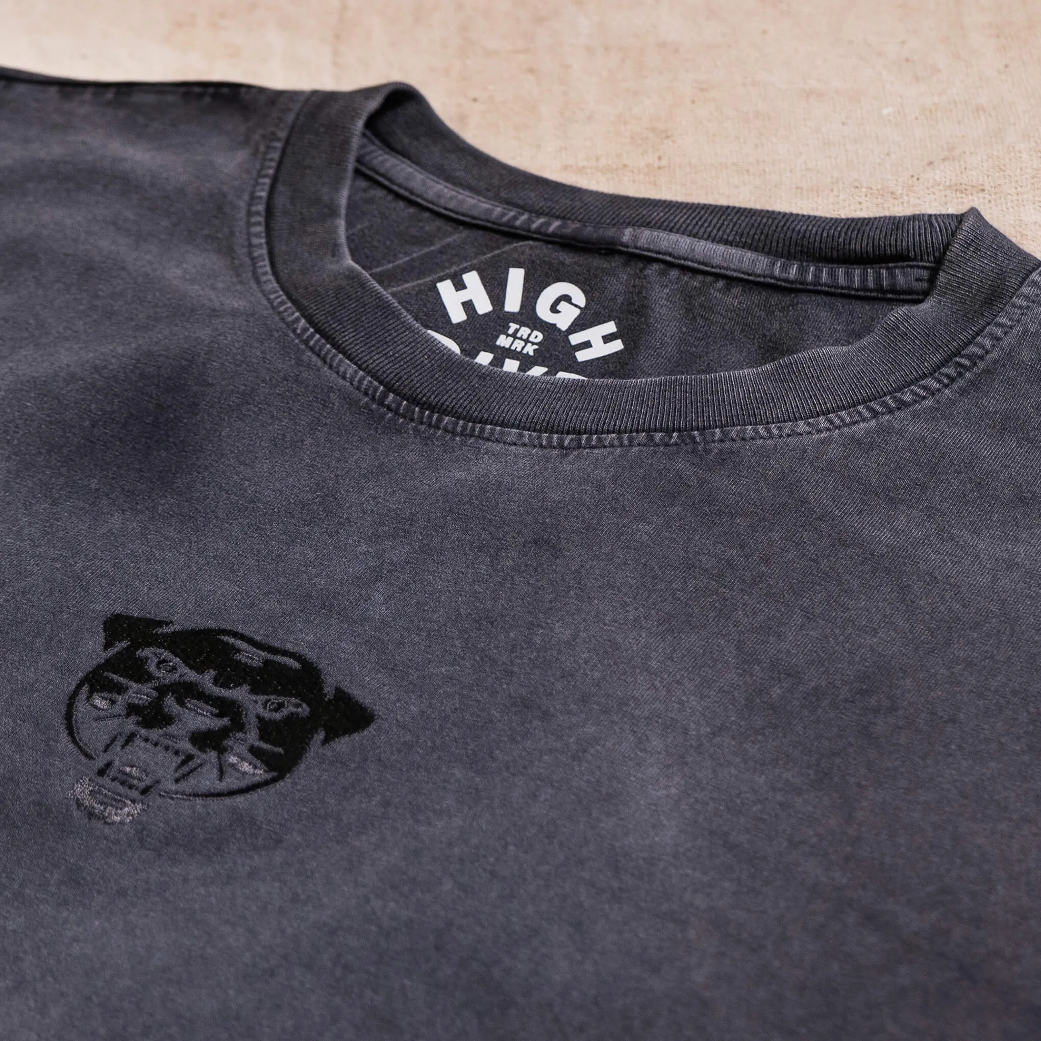 Embroidered Panther Stonewash Tee sold by High Dive Apparel HDA product image thumbnail 4
