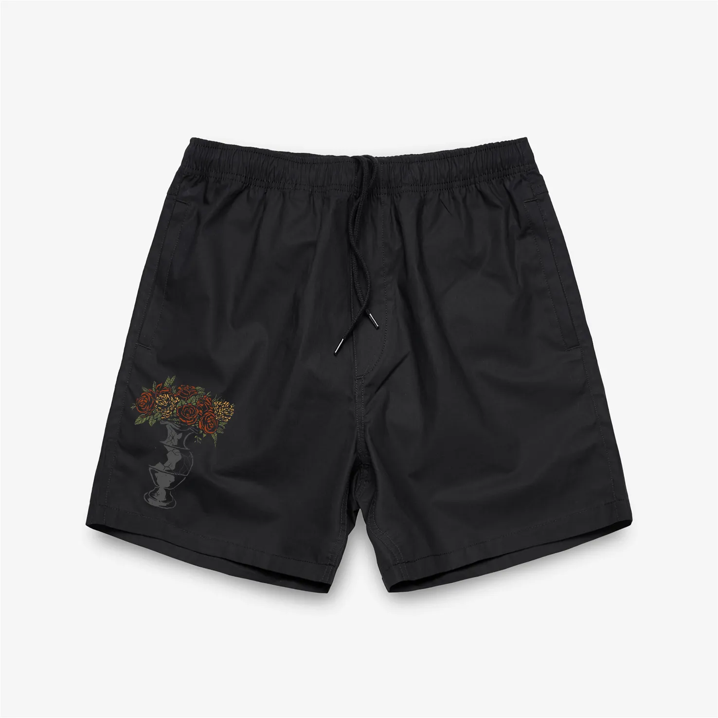 Tomorrow Black Beach Shorts sold by High Dive Apparel HDA